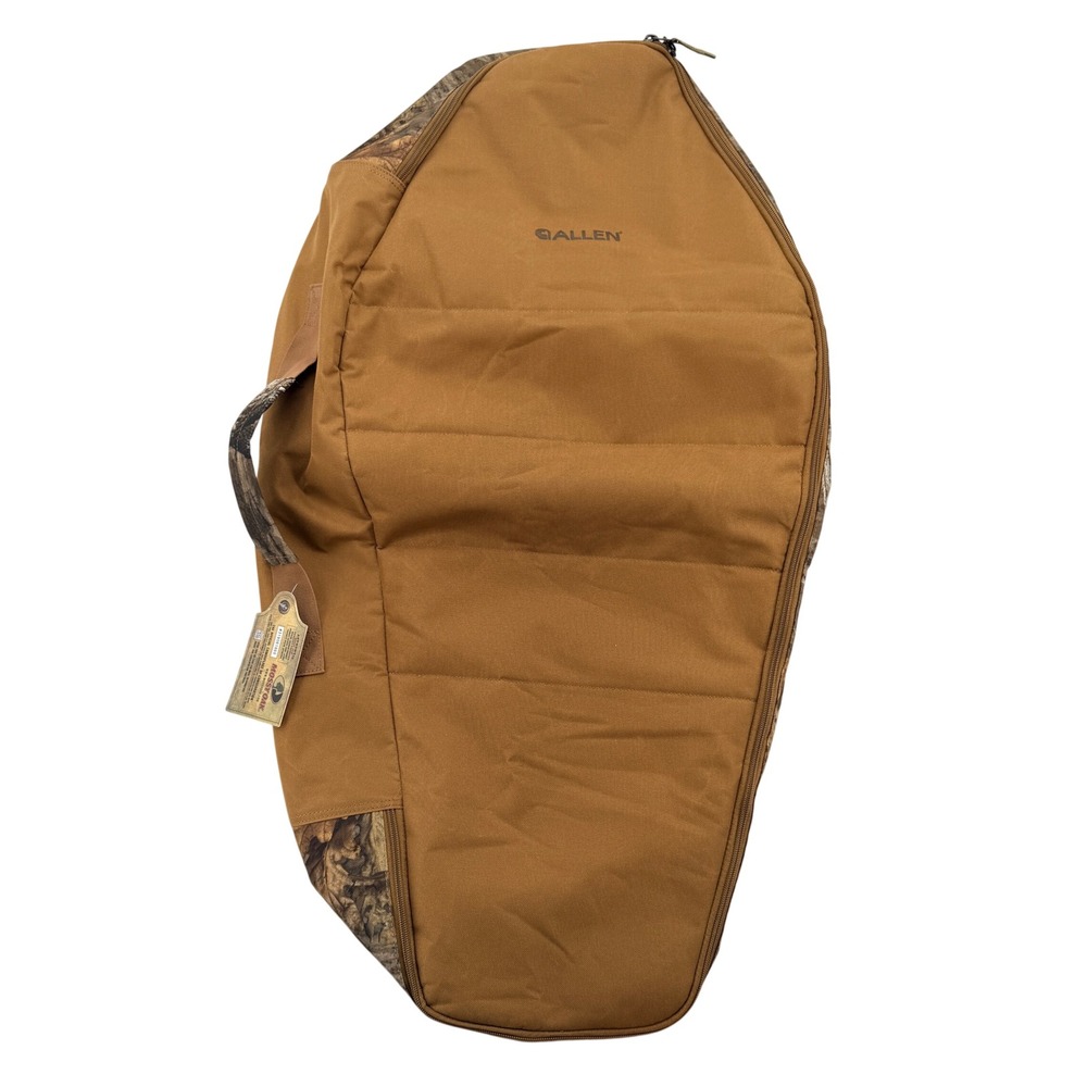 Allen Mossy Oak Compound Bow Case Padded Camo Tan Archery Bag Adjustable Strap